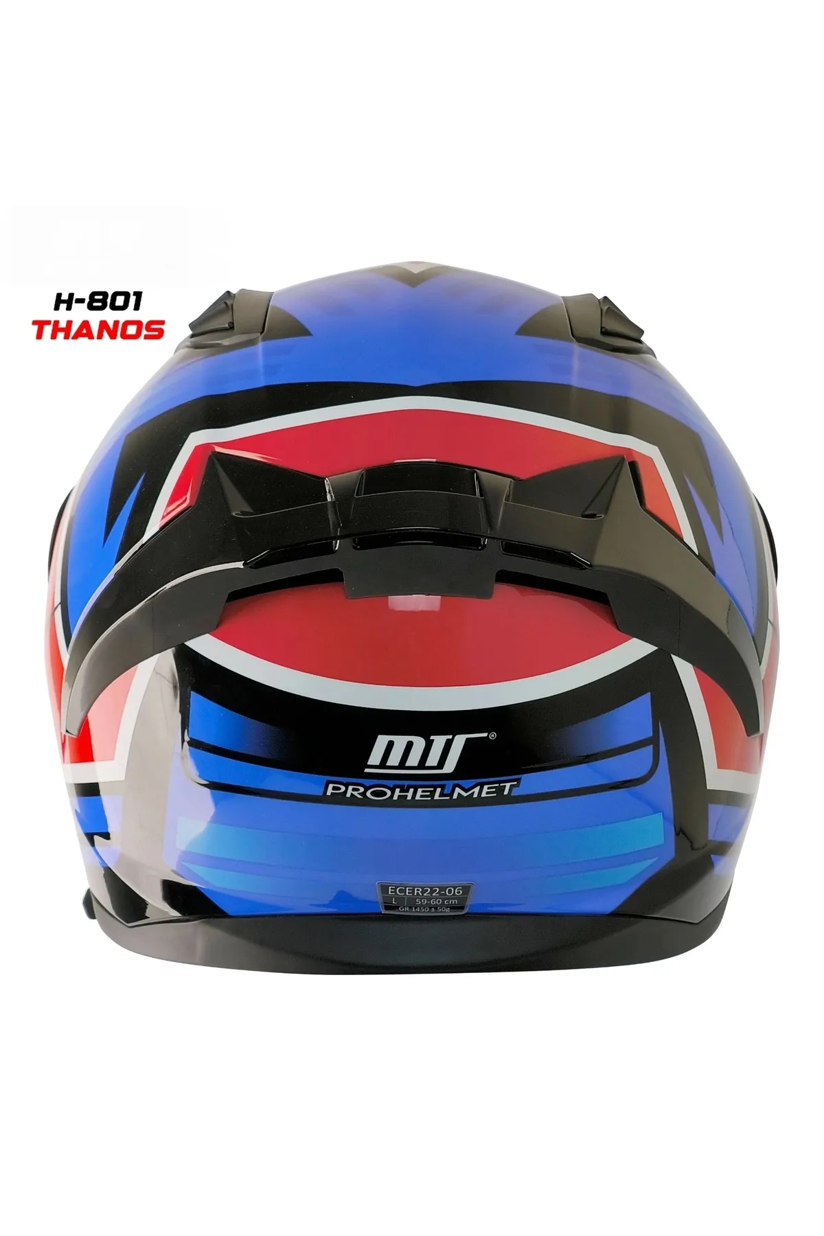 MTS M-201 THANOS FULLFACE KASK (MAVİ VİZÖRLÜ)